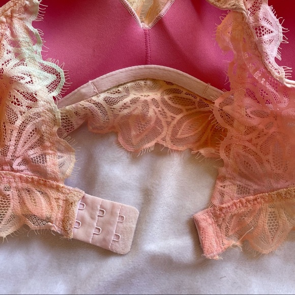 PINK Victoria’s Secret Date Push Up Bralette Multicolor Lace NWOT Size Small - Picture 5 of 7